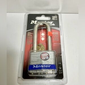 Master Lock 1DLJ Key Laminated Steel Body Touch Under Fire